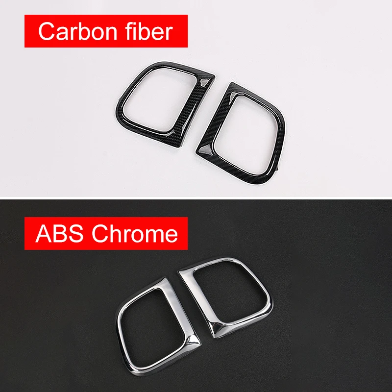 For Jeep Grand Cherokee WK2 2014 2015 2016 2017 2018 Carbon Car Inner Air Condition Vent Cover Trim Decorative Outlet Frame | Автомобили и