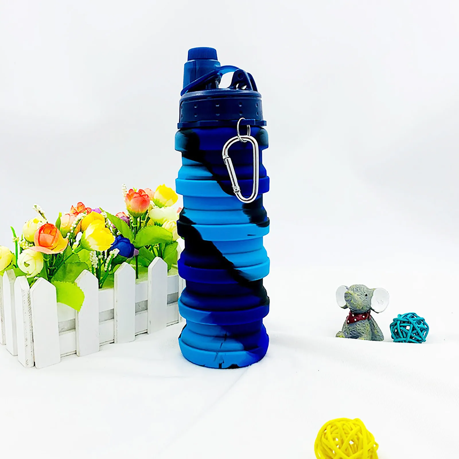 

Silicone Collapsible Travel Cup Folding Cup Sport Bottle Foldable Lightweight Christmas Portable Travel Water Cup