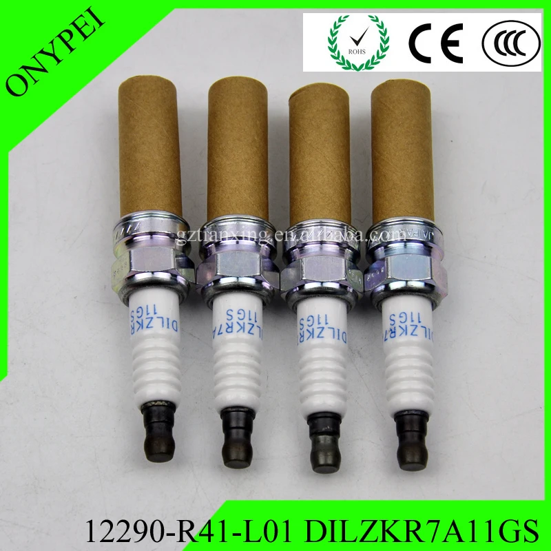 Комплект одежды из 4 предметов новая 12290-R41-L01 DILZKR7A11GS двойной Иридиевые свечи Вилки