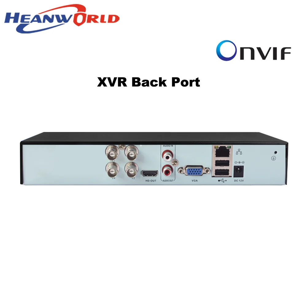 Heanworld 4 в 1 DVR 5MP HD 4CH 1080P аналоговый гибридный цифровой видеорегистратор 5.0MP ONVIF P2P