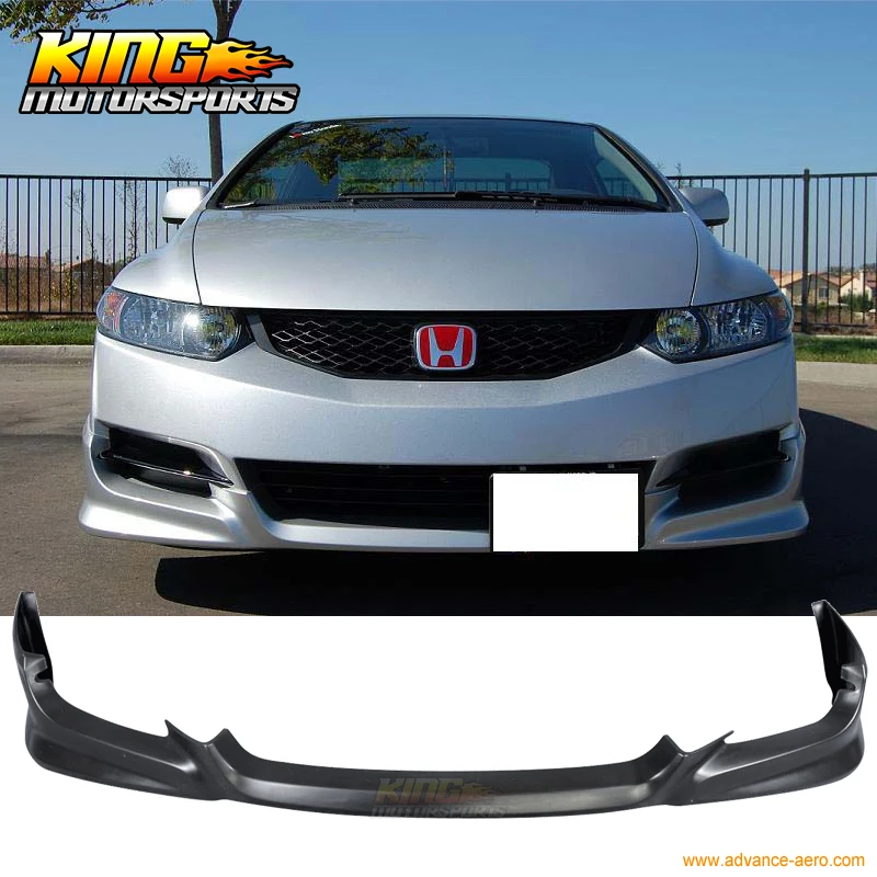 Подходит для 09-11 HONDA CIVIC COUPE Уретановый передний бампер спойлер бодикит HFP стиль