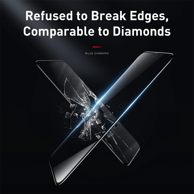 Baseus 0,23 мм полноэкранная защита для iPhone 11Pro Max, ультратонкое закаленное стекло с полным покрытием для iPhone 11, стеклянная пленка