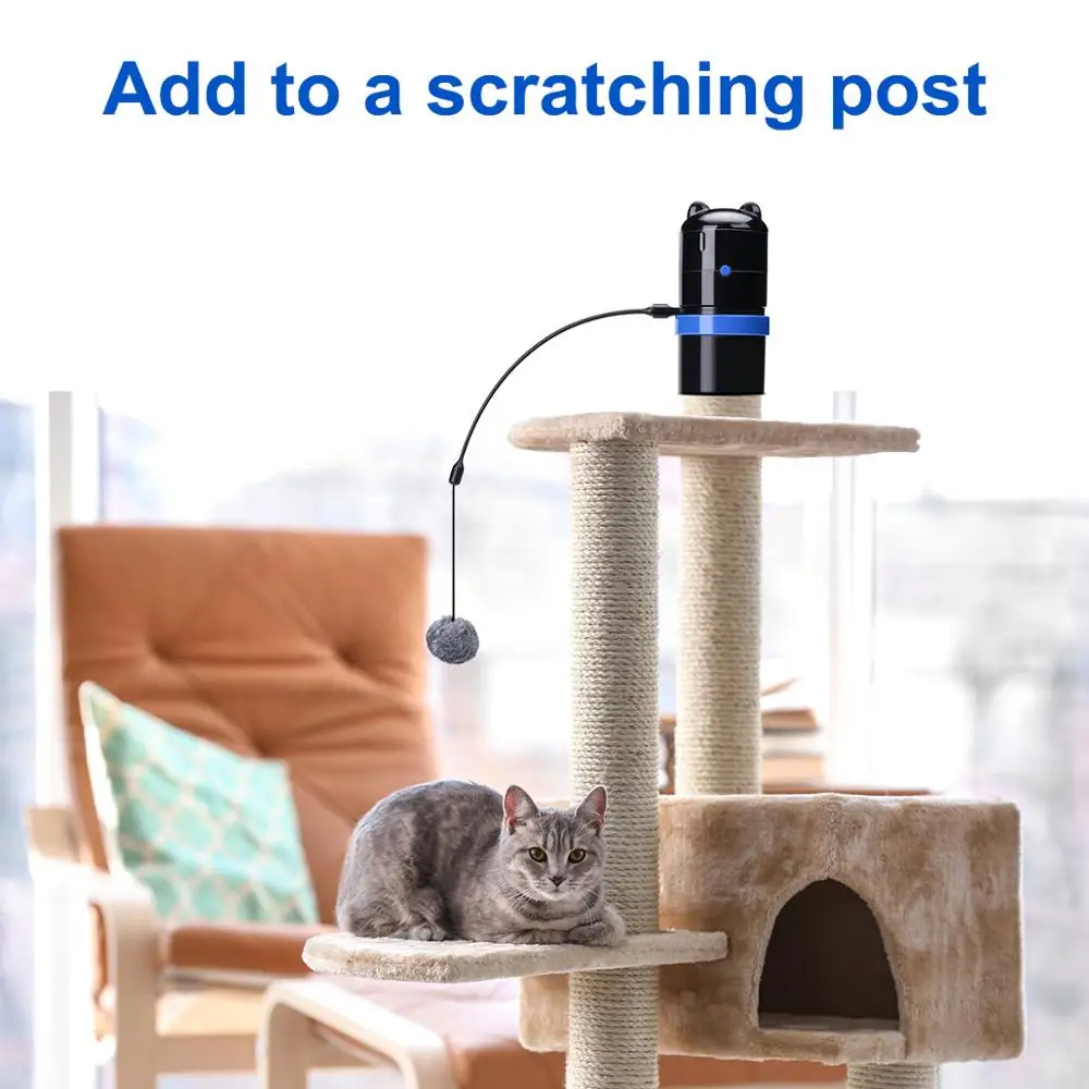 Электронные лазерные игрушки для кошек забавные LED Топпер Когтеточка перо