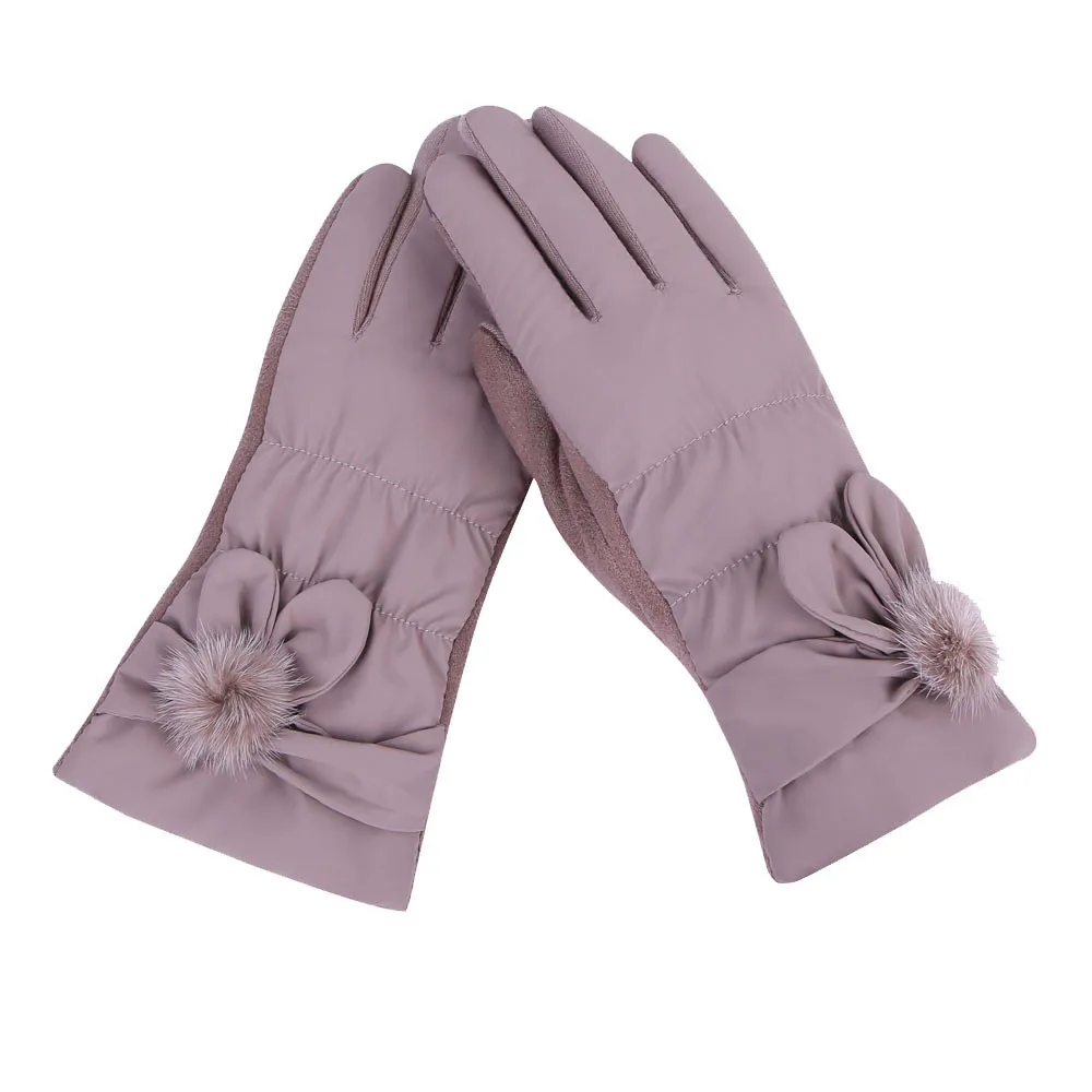 Женские спортивные ветрозащитные теплые перчатки зимние уличные для верховой