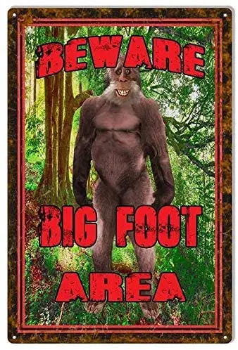 

Забавное предупреждение, остерегайтесь больших лап, Оловянная табличка на стену, ретро металлический постер для бара, паба, металл 11879 дюйма