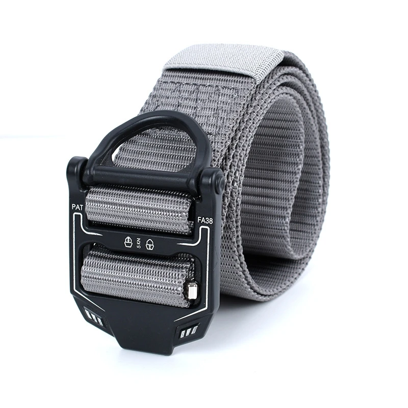 

Men's and women's general tactics buckle belt casual personality jeans belt fashion Korean student military training belt