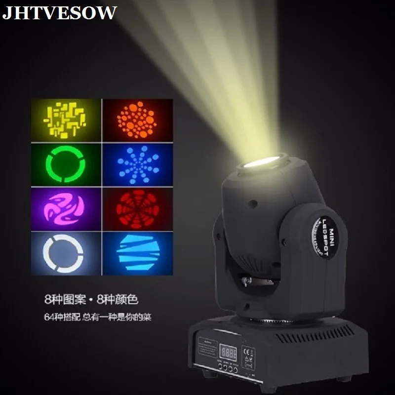 Дешевая светодиодная движущаяся головка 60 Вт 30 10 дешевая Освещение dj spot gobo