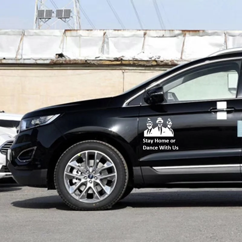 Забавный отдых дома или танец с нами автомобильный Стайлинг Виниловая Наклейка