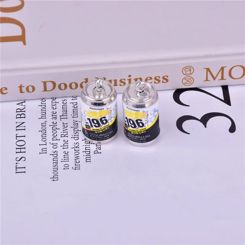 10 шт./упак. новинка подвеска в виде спиртовой банки для творчества серьги брелок