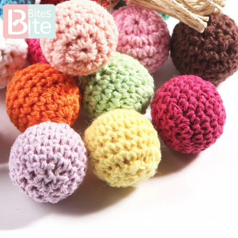 100 шт. деревянные бусины для прорезывания зубов 20 мм | Мать и ребенок