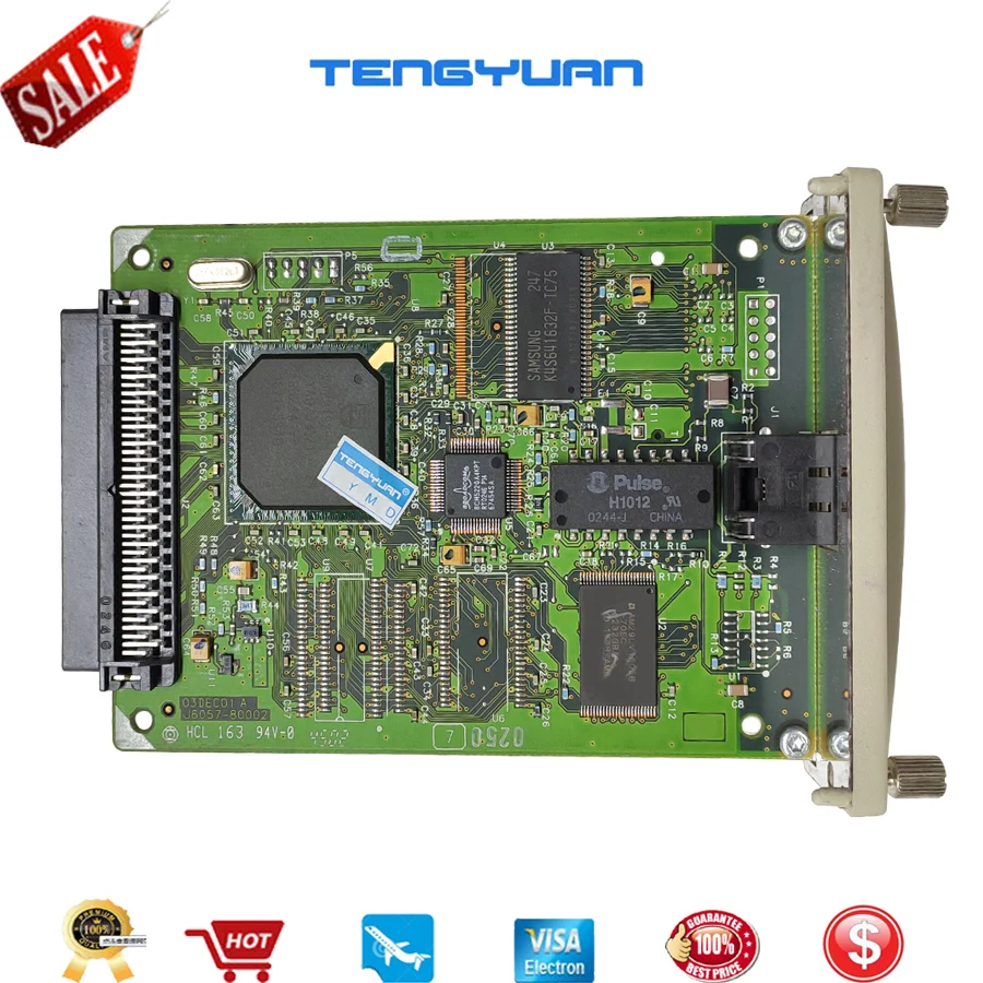 JetDirect для hp 615N J6057A 10/100tx Ethernet внутренняя печать сервер сетевая карта для hp 500 510 принтер и DesignJet плоттер