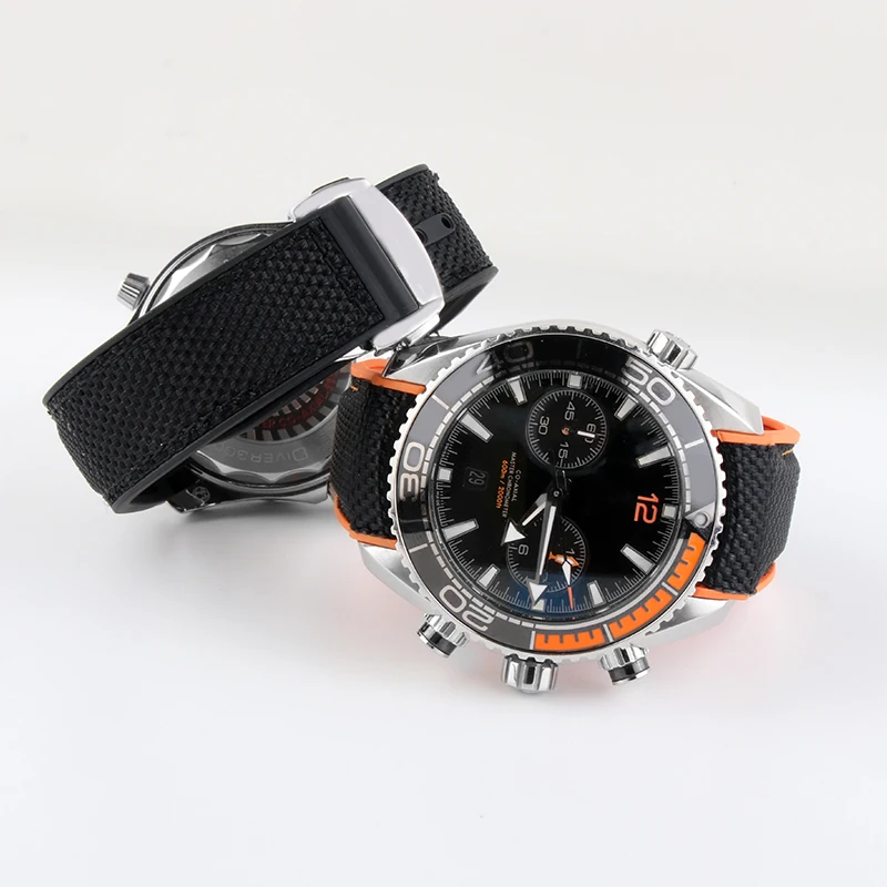 Ремешок для часов из натуральной кожи с изогнутым концом 20 мм 22