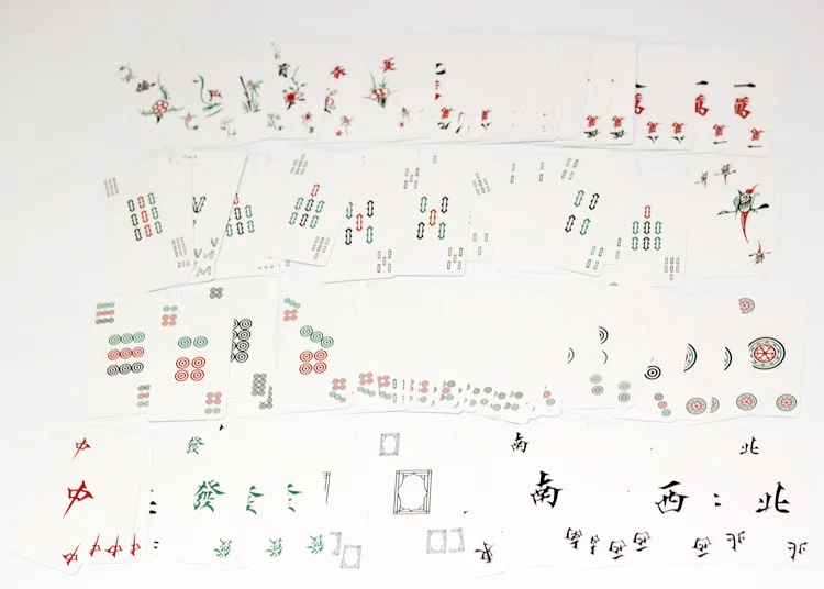 

Paper Mahjong Portable Solitaire Mahjong Travel Mahjong Poker Mini Silent Mahjong Gifts