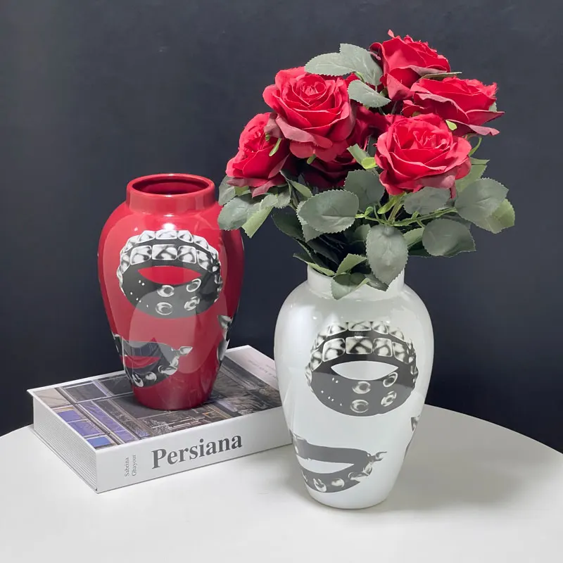 Персонализированная модная ваза Alphaet керамическая для цветов наполнитель