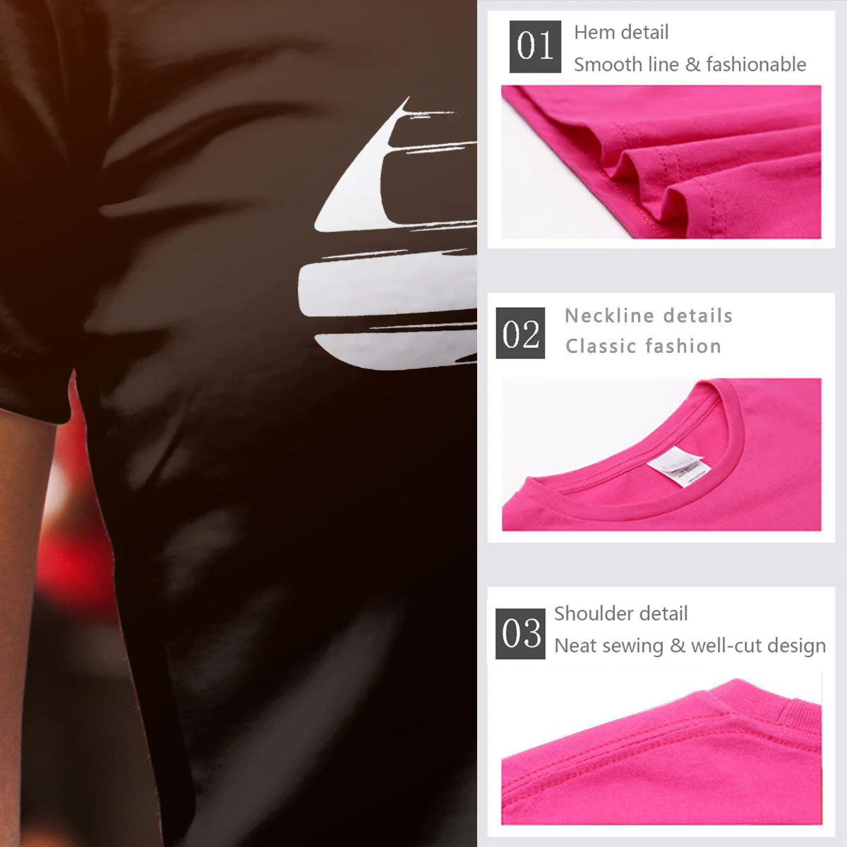 

Luxury Designer Women's T Shirts Cotton T-Shirt 2021 Fashion Brand Women Top Tees Summer Clothing Female Short Sleeves Shirts