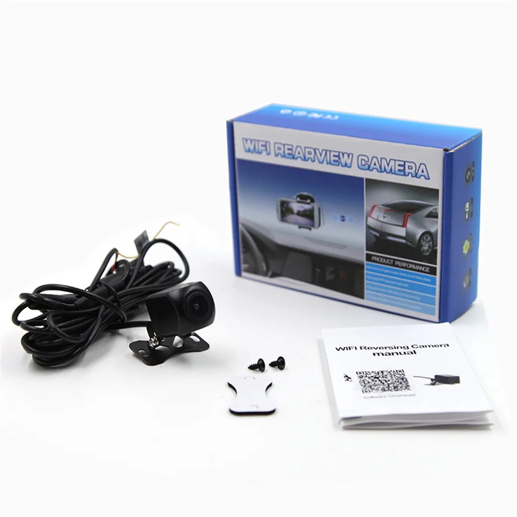 

Mini Wifi Car Back Camera 1080P Waterproof Rear View Vehicle Camera 120 Wide Angle Night Vision Backup Parking Driving Recorder