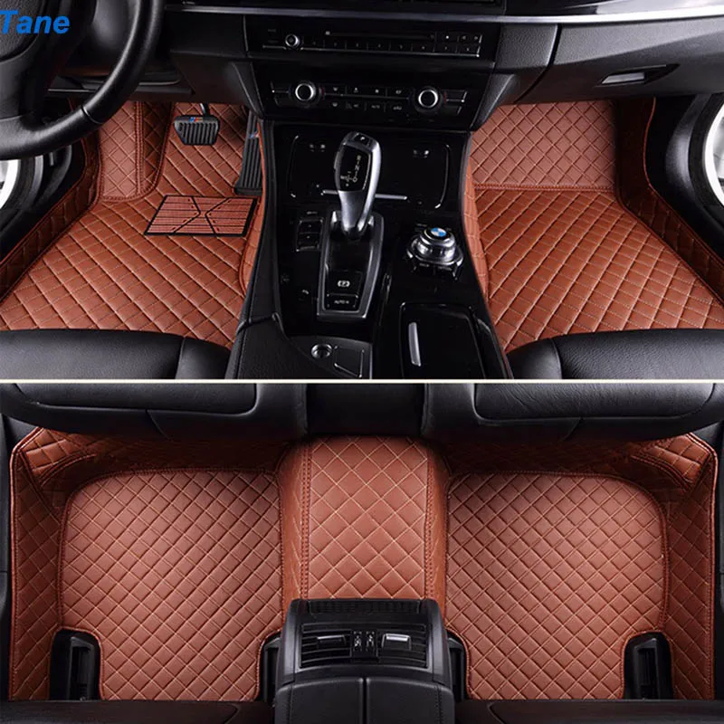 COLOR 7 Tane кожаные автомобильные коврики для mercedes w245 w169 ml w163 w164 w246 slk r171 cls w219 w212 w245 cla gla аксессуары ковер - Название цвета: COLOR 7