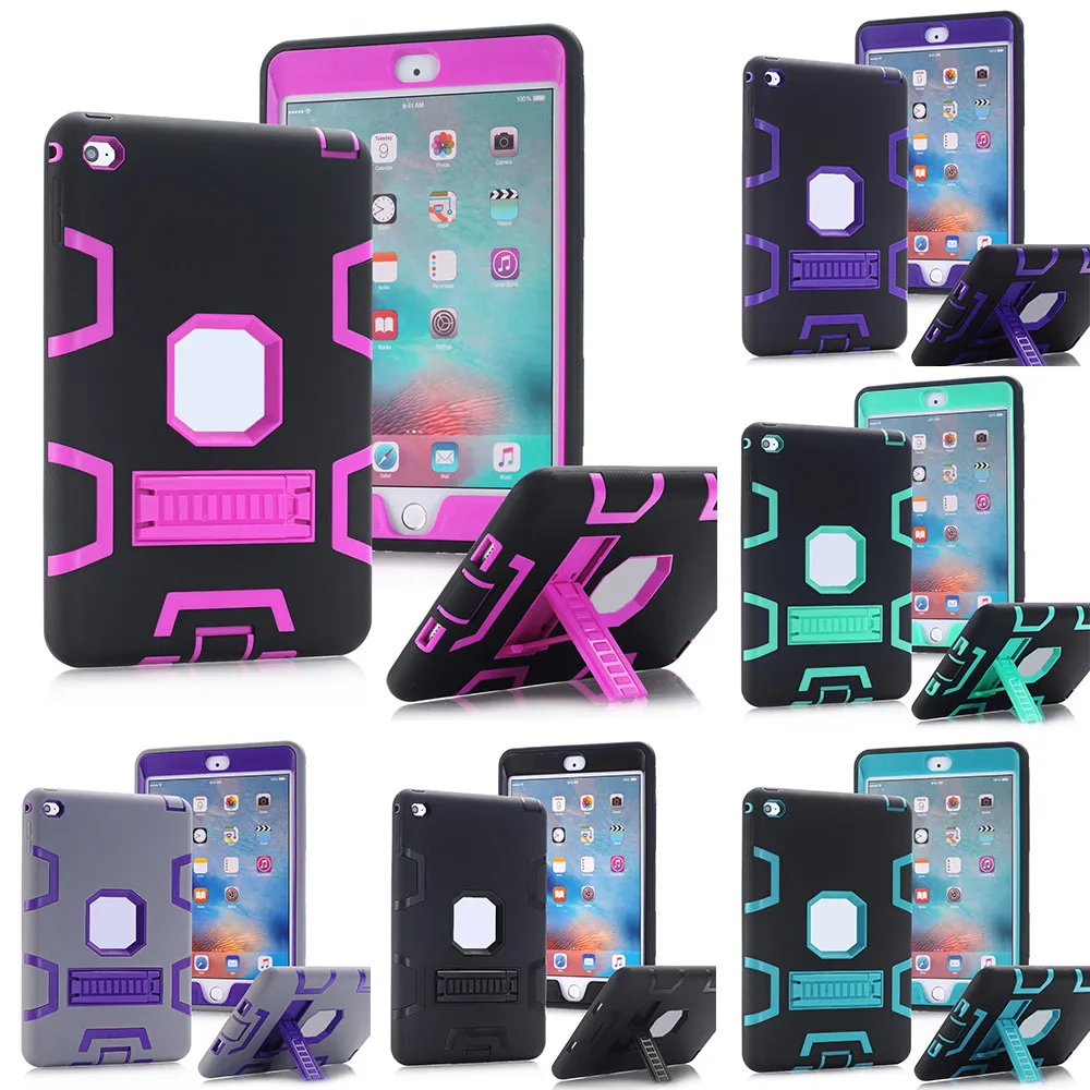 Защитный чехол CARPRIE для iPad Mini 4 двухслойный Гибридный армированный защитный