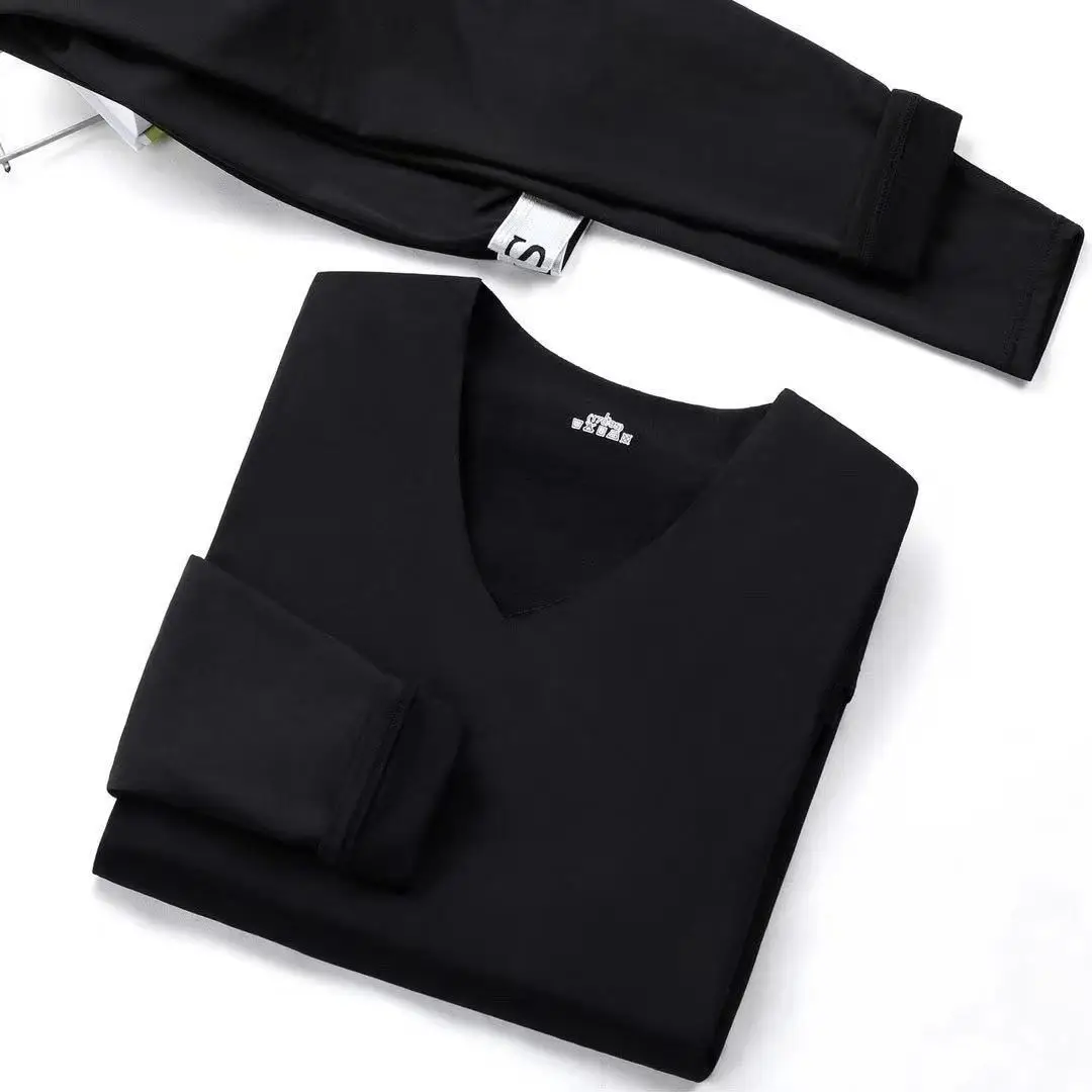 

Thermal Underwear Sets For Men Winter Thermo Underwear Long Johns Winter Clothes Men Thick Thermal Clothing Solid Drop Shipping