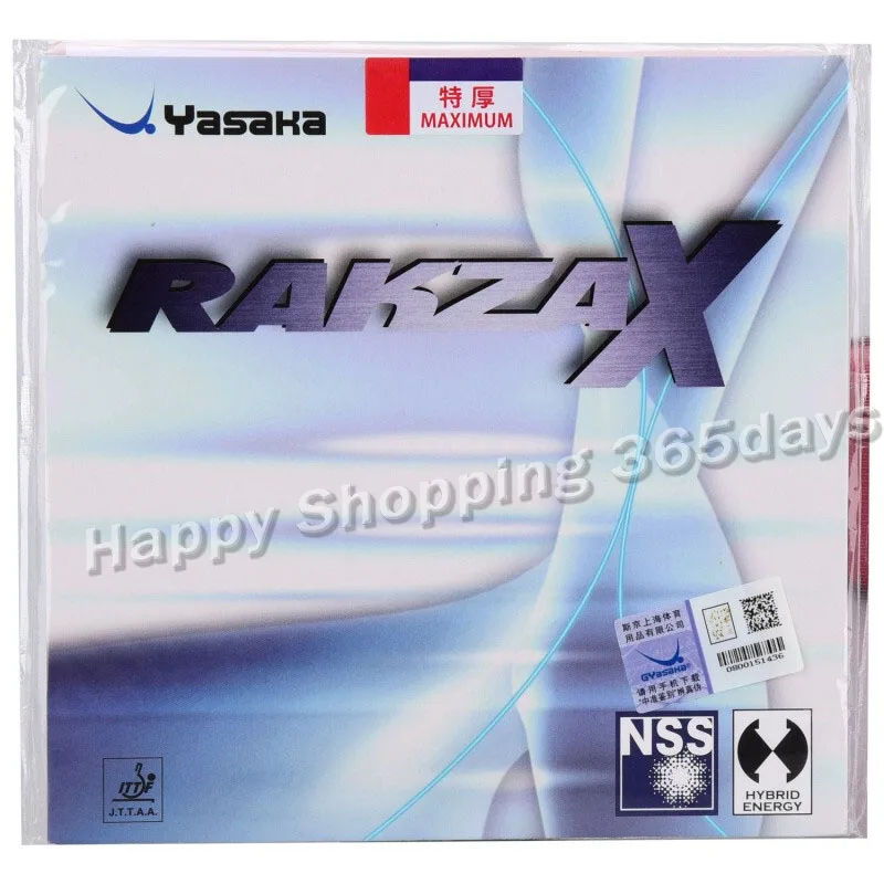 Теннисная Резина YASAKA RAKZA X SOFT (RAKZAX RKX SOFT) оригинальная губка для пинг понга Pips In Yasaka