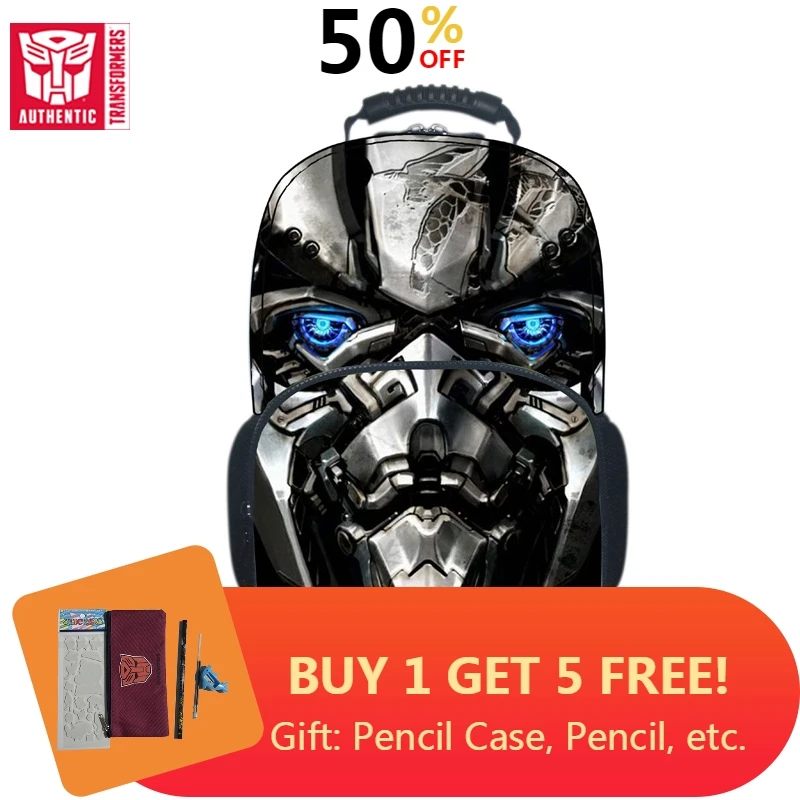 Детский рюкзак трансформеры для мальчиков с рисунком аниме физиологическая