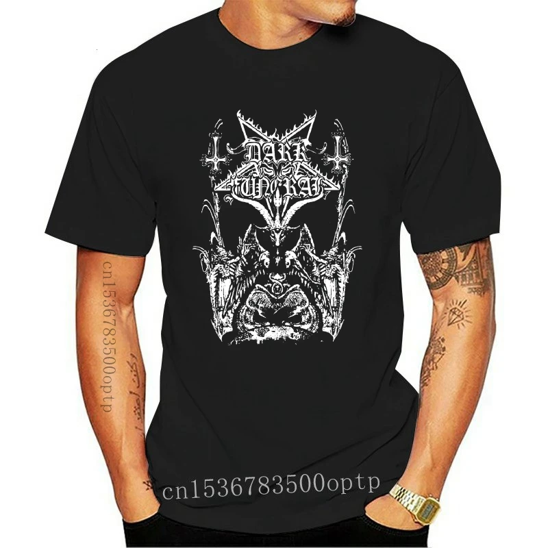 

Новинка 2021, темная Мужская похоронная футболка Baphomet, черная футболка Rockabilia