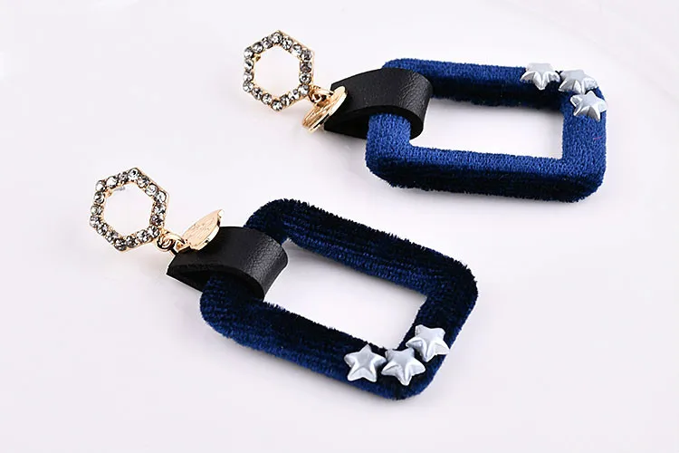 Корейская кожаная прямоугольная лента с двойным отверстием аксессуары для