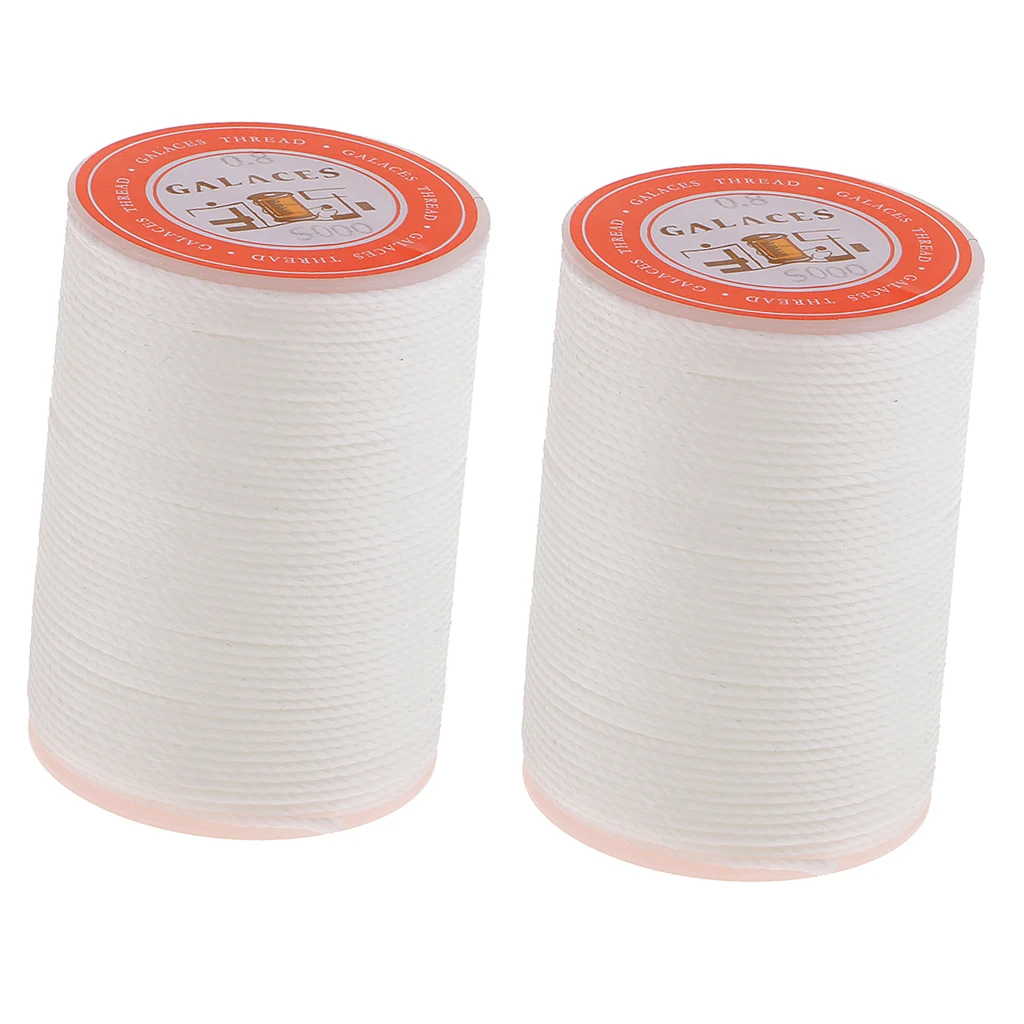 55 Meter 0.8mm Leather Waxed Wax Thread Cord Craft for DIY Tool Stitching 2Pcs Suitable For Diy Handicraft and Products | Дом и сад