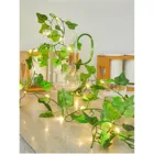 Уличная светодиодная гирлянда на солнечной батарее, искусственный цветок из ротанга, украшение для дома, сказосветильник освещение, s Гирлянда для украшения, светильник щение