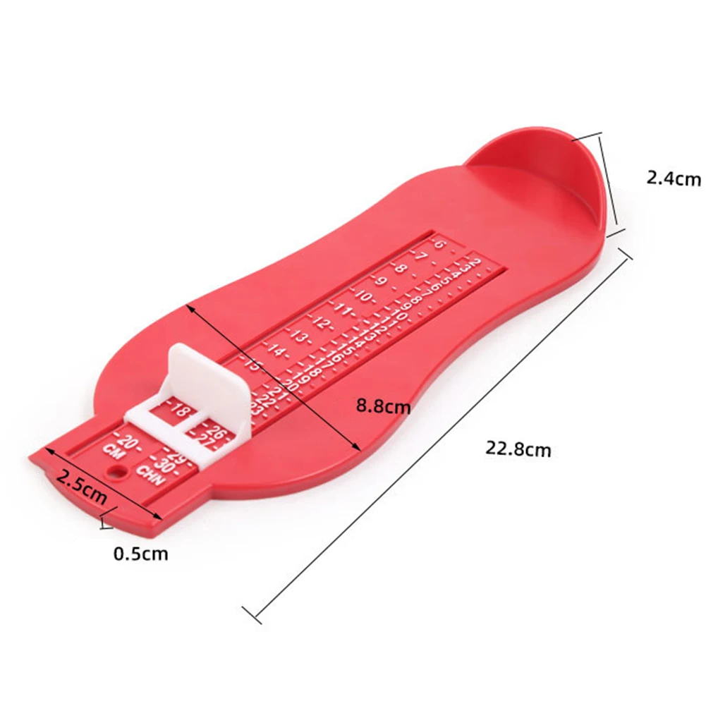 

Foot Measure Gauge 3 Colors Baby Kid Foot Ruler Shoes Size Measuring Ruler Length Grow Foot Baby Items Newborn Foot Measuring