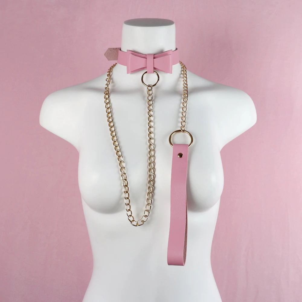 Кожаный чокер Fullyoung в стиле панк для взрослых готический соблазнительный ошейник