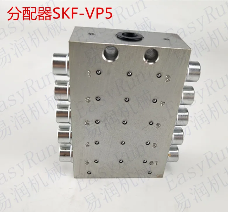 10 way Oil Distributor Grease Separator Block Feeder For Concrete Pump Truck SKF VPBM-5 type |