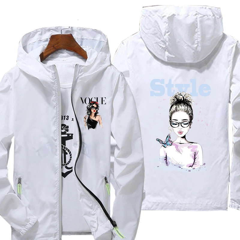 

vogue girl style ultra-thin camping outdoor fishing quick-drying waterproof sunscreen breathable hooded women/men's windbreaker