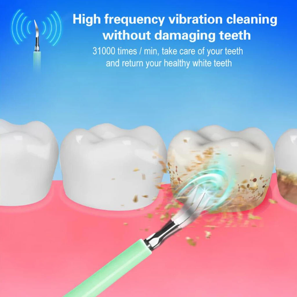 

Portable Electric Sonic Scaler Tooth Calculus Remover Tooth Stains Tartar Tool Dentist Teeth Whitening Oral Hygiene