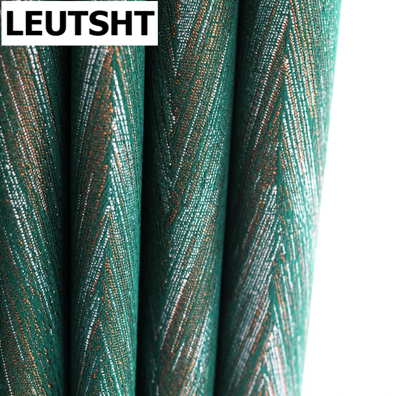 

2021 New Modern Minimalist High-end Light Luxury Blackout Curtains for Nordic American Bedroom Living Room Curtain Customization