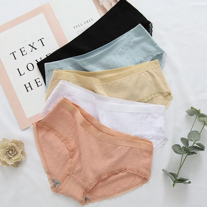10 шт./компл. сексуальное женское хлопковое нижнее белье трусики женские