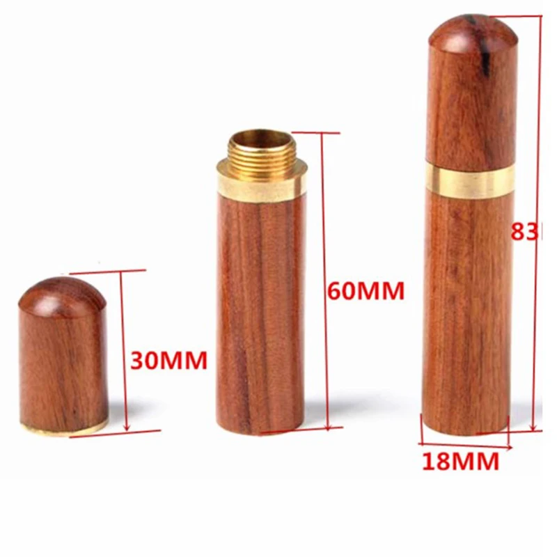 

DIY Sewing Needles Holder Storage Case Tube Wooden Box Hand Sewing Case Leather Knitting Embroidery Mending Needles Container