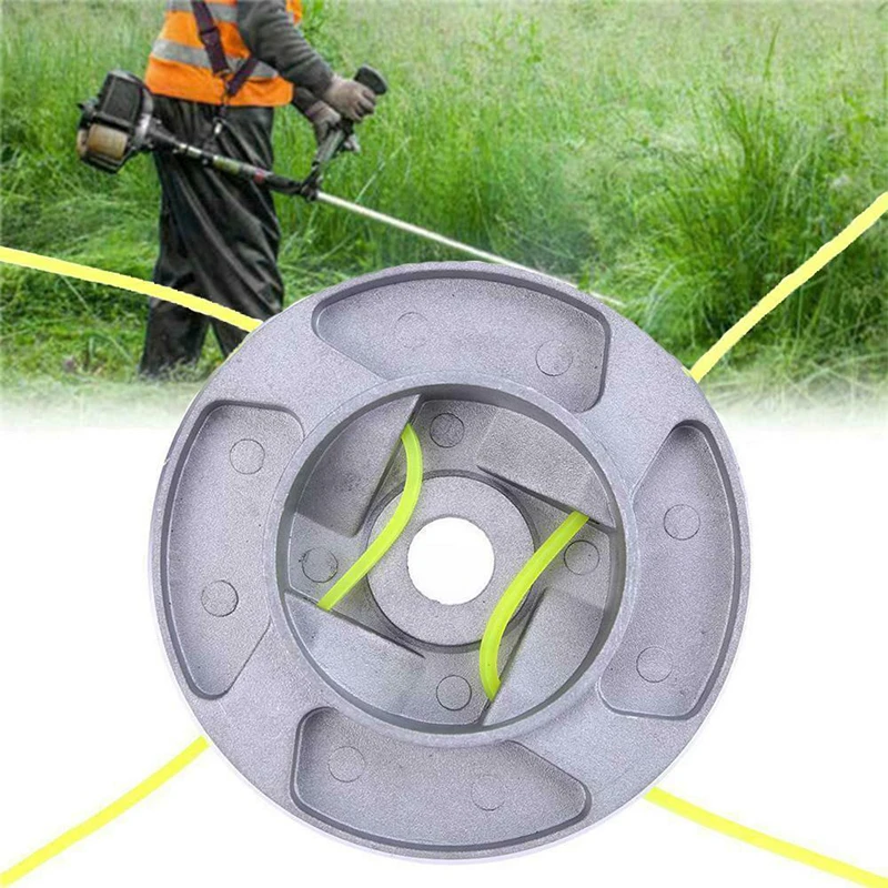 

1Pcs Line String Saw Grass Brush Aluminum Trimmer Head For Lawn Mower Cutter Top