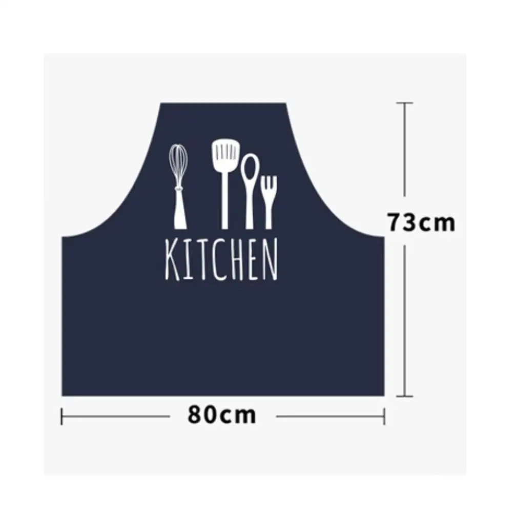 

HOT SALES !!! Spoon Letter Printed Sleeveless Pocket Overall Home Kitchen Cooking Baking Apron
