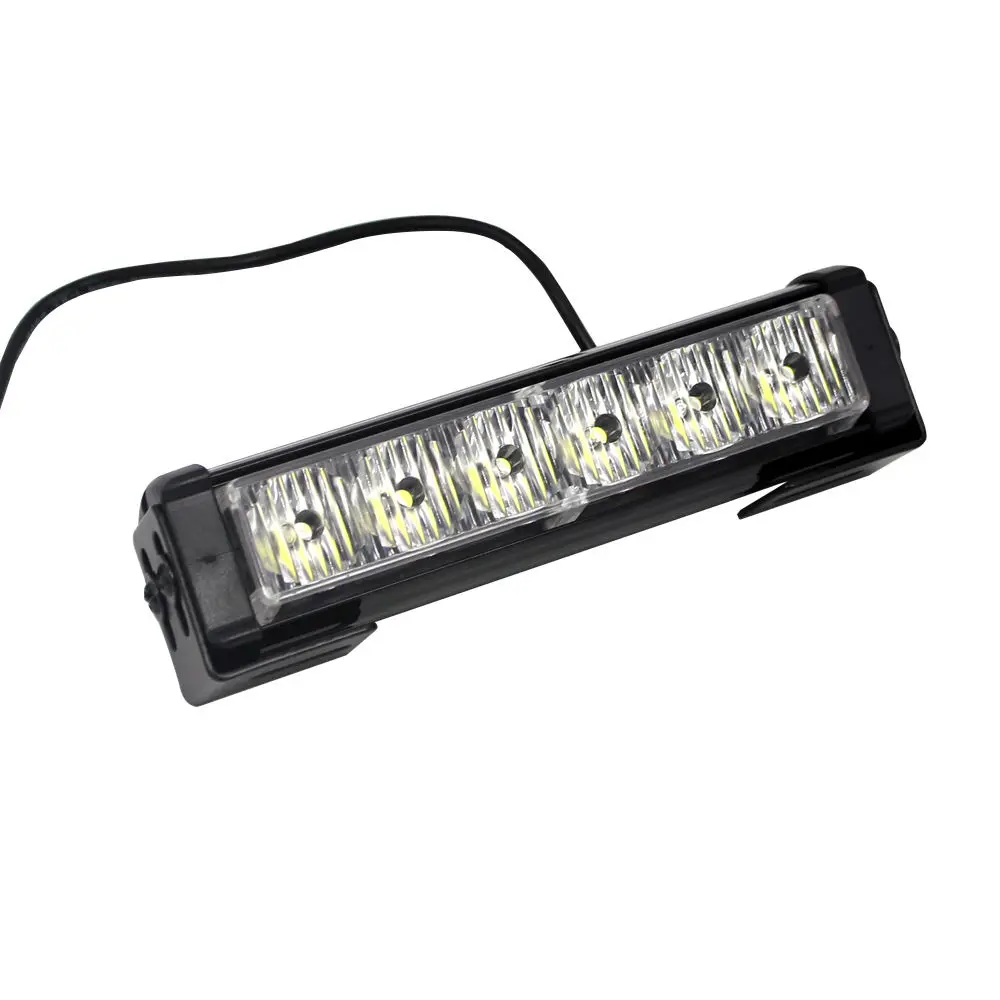 2X 6 LED Police Emergency Roof Grille Lamp Strobe Warning Bar Trailer Marker Daytime Running Lights Control Amber Yellow | Автомобили и