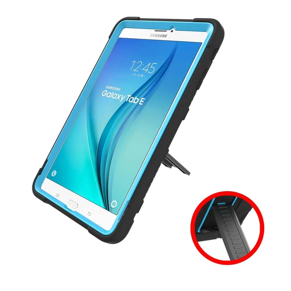 Чехол для Samsung Galaxy Tab E 9 6 дюйма T560 T561 безопасный детей силиконовый гибридный