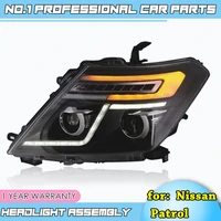 car accessories for nissan patrol 2010 201 headlights for patrol head lamp led drl front light bi xenon lens double beam hid kit