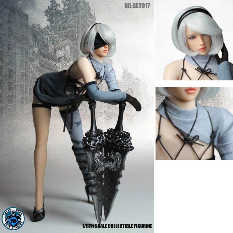 Супер утка 1/6 ниус: Automata 2B комплект одежды SET017 с Phicen фигурка в наличии | Игрушки и