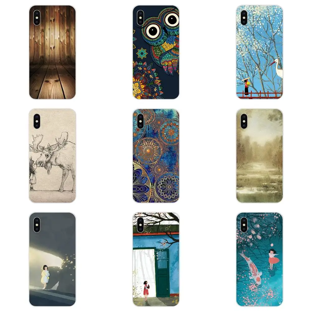 Силиконовый чехол для телефона неторопливо девушка свободу Сова Рыба Huawei Honor 4C 5A