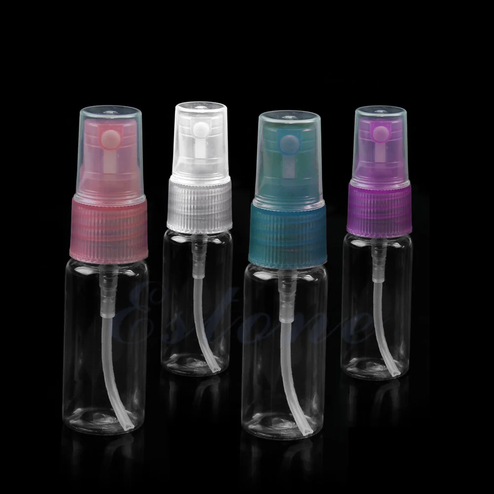 

1pc 10ml Mini Protable Empty Plastic Perfume Atomizer Atomiser Spray Bottle E65F