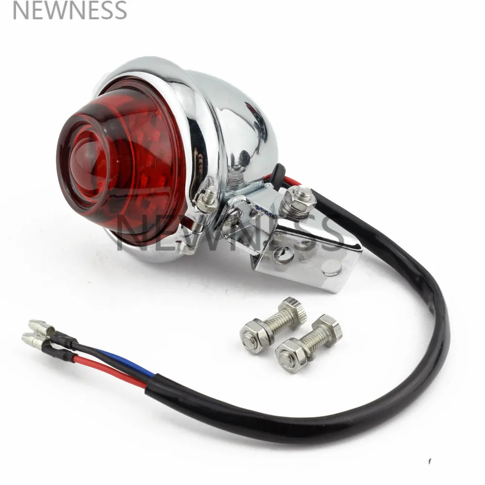 Мотоциклетные винтажные светодиодные латунные Ретро светодиодный задние стоп