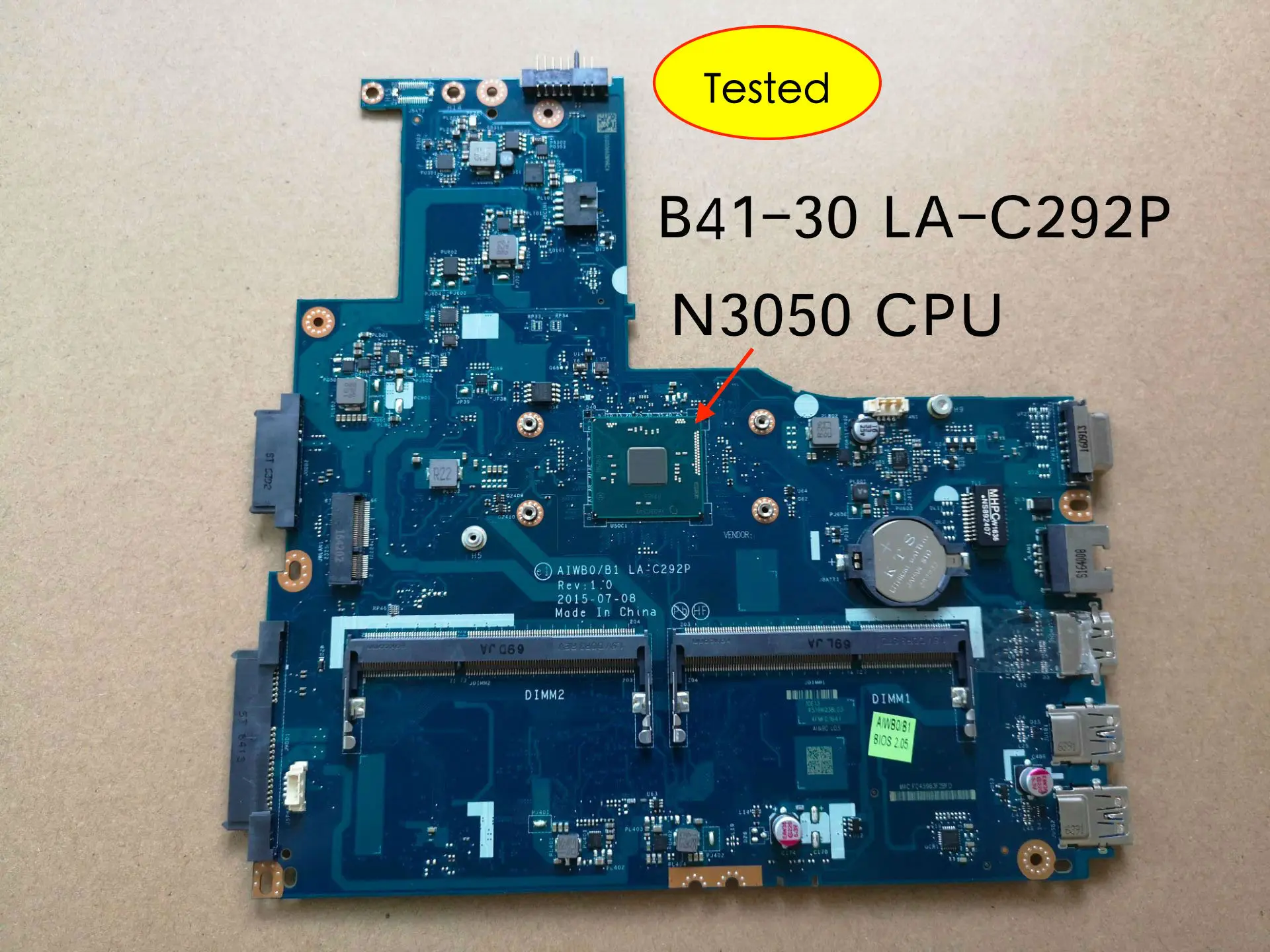 Бесплатная доставка Для Lenovo B41 30 AIWB0 B1 LA C292P материнская плата для