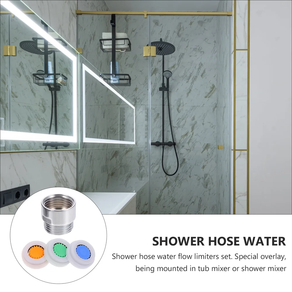 

4pcs Flow Control Valves Set Water Saver Device Flow Restriction Kit