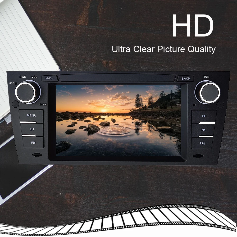 7-дюймовый Android 10 автомобильный радиоприемник с навигацией GPS мультимедийный