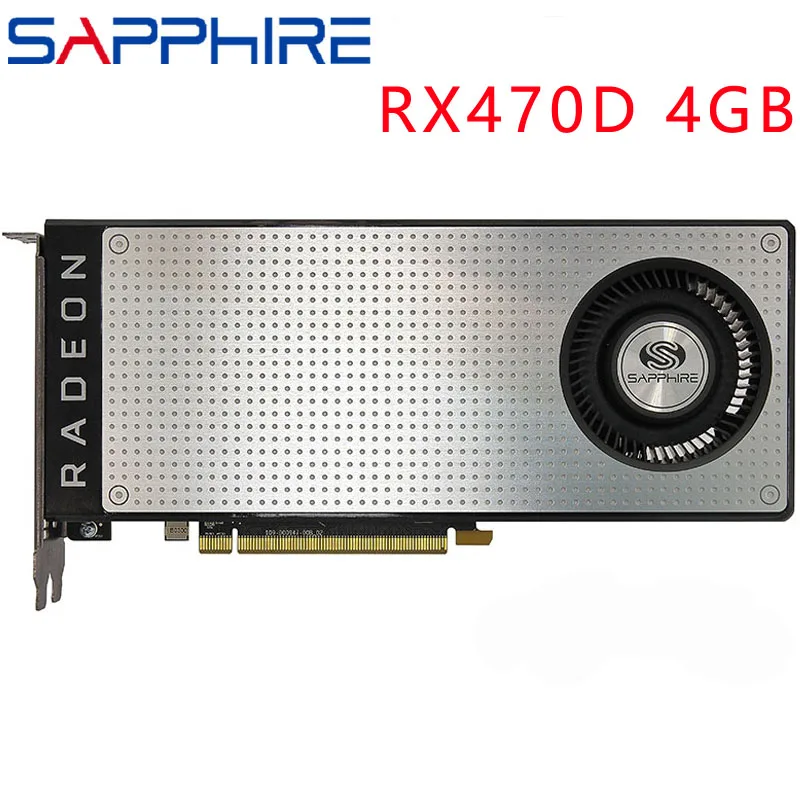 Сапфир видеокарта RX470 4 Гб 256Bit GDDR5 Графика карты для AMD RX 400 серии VGA 470 DisplayPort 570 580 480